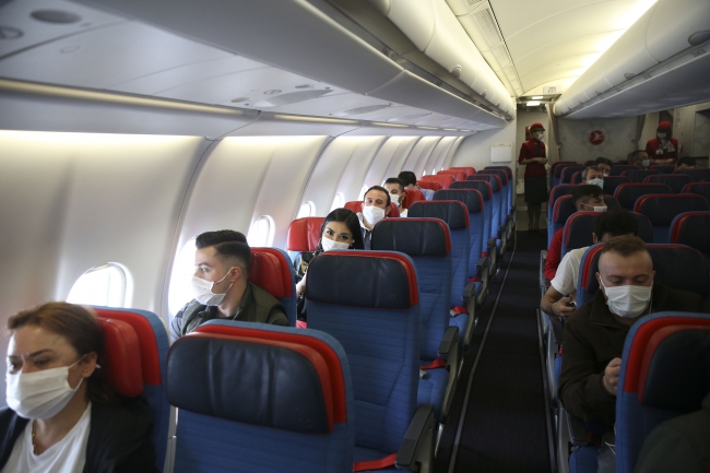 Normalleşme sürecinin ilk uçuşu gerçekleştirildi